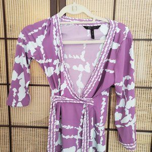 BCBG Kimono Wrap 3/4 sleeve top